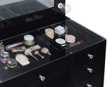 Crisp lighting effect from LED bulbs on vanity mirror