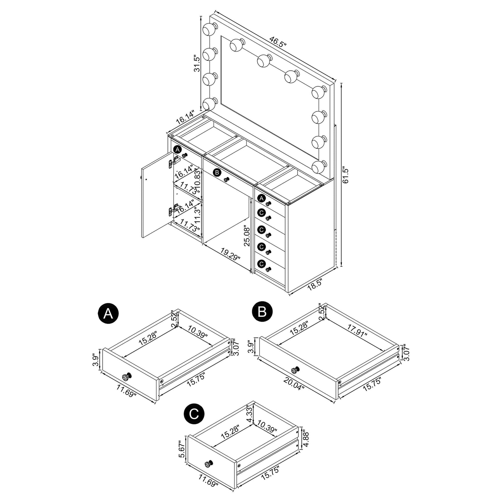 Overall product setup in modern bedroom environment