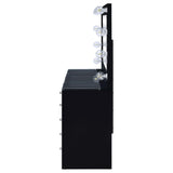 Open drawer highlighting metal extension glide
