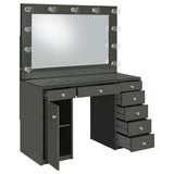 Tempered glass top showcasing inside contents