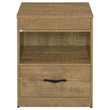 Fabre Extendable Top 1-Drawer Nightstand in Mango — product image 4