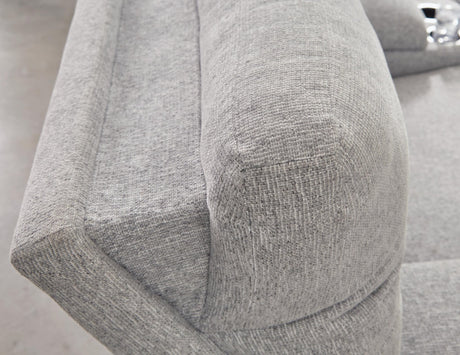 Acklen Place Pewter Performance Fabric,Next-Gen Nuvella™ 3-Piece Power Reclining Sectional - image 4