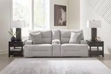 Acklen Place Pewter 7-Piece Power Sectional Reclining Sofa with Storage Console - image 21