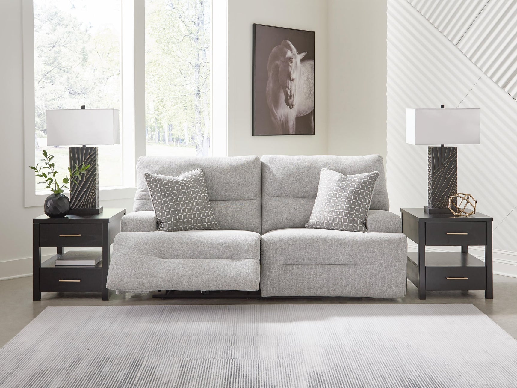 Acklen Place Pewter 7-Piece Power Sectional Reclining Sofa with Storage Console - image 23