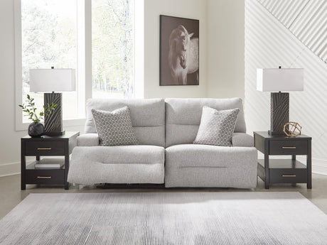 Acklen Place Pewter 7-Piece Power Sectional Reclining Sofa with Storage Console - image 23