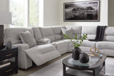 Acklen Place Pewter 7-Piece Power Sectional Reclining Sofa with Storage Console - image 24