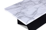 Side view of Adea 3-piece coffee table set