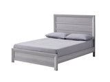 Adelaide Drift Wood Modern Contemporary Solid Wood And Veneers Queen Bed - Ella Furniture