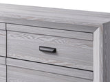 Adelaide Drift Wood Modern Contemporary Solid Wood And Veneers Queen Bed - Ella Furniture