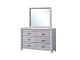 Adelaide Drift Wood Modern Contemporary Solid Wood And Veneers Queen Bed - Ella Furniture