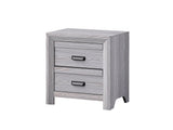 Adelaide Drift Wood Modern Contemporary Solid Wood And Veneers Queen Bed - Ella Furniture