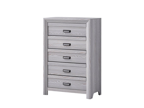 Drift wood finish grain texture on twin bed panel