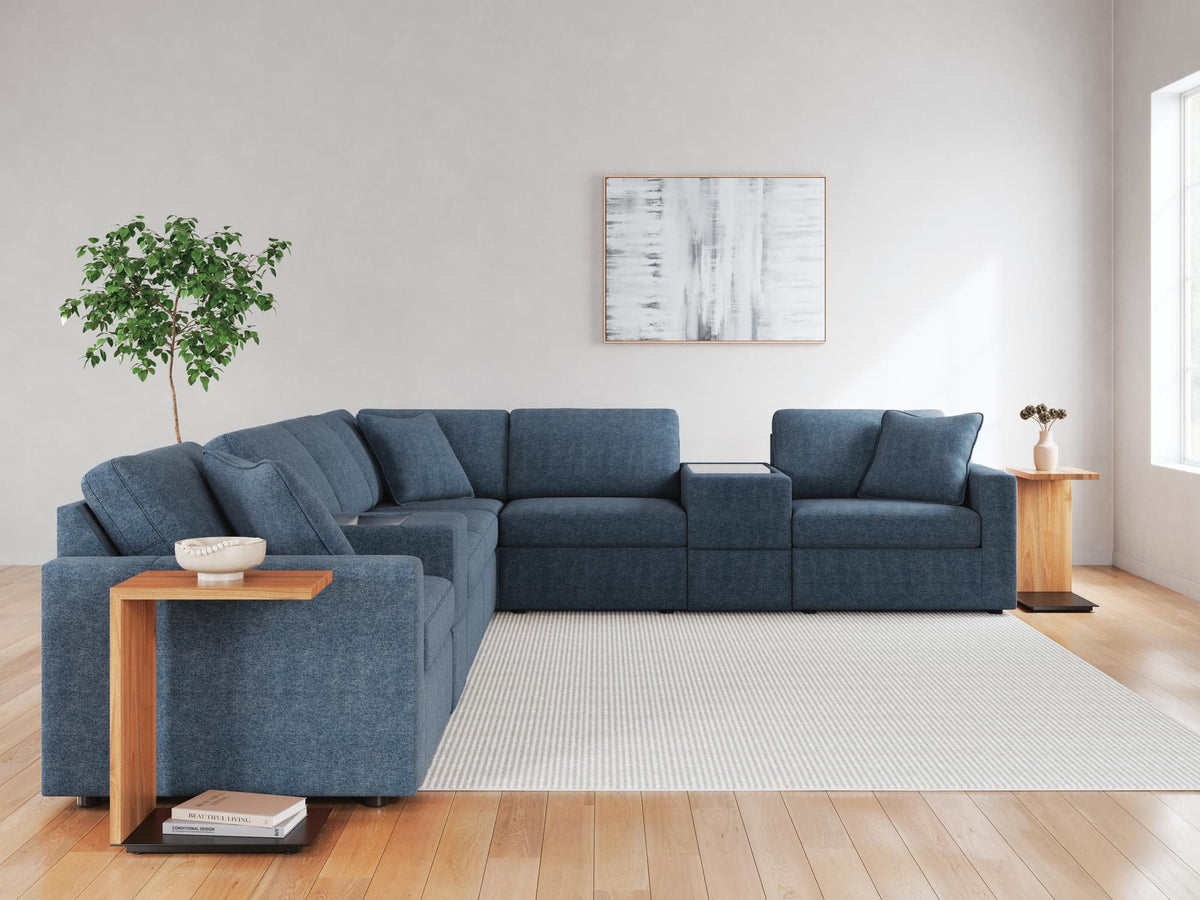 Modmax Ink 8-Piece Sectional with Ottoman — product view