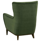 Catala Upholstered High Back Accent Chair in Matcha and Coffee — product image 6