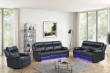 Aiden Black 3-Piece Reclining Set view 2