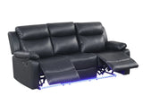 Aiden Black 3-Piece Reclining Set view 3