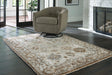 Ainswick Brown/Beige/Gray Memory Foam Medium Rug from Decor Furniture