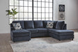 Albar Place Cobalt Chenille 2-Piece Sectional - image 1