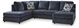 Albar Place Cobalt Chenille 2-Piece Sectional - image 2