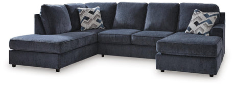 Albar Place Cobalt Chenille 2-Piece Sectional - image 2