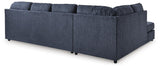 Albar Place Cobalt Chenille 2-Piece Sectional - image 3