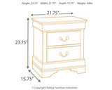 main view of Alisdair Dark Brown Sleigh Bedroom Set bed