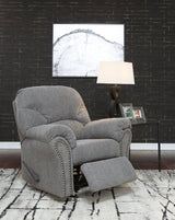 Recliner in fully reclined position