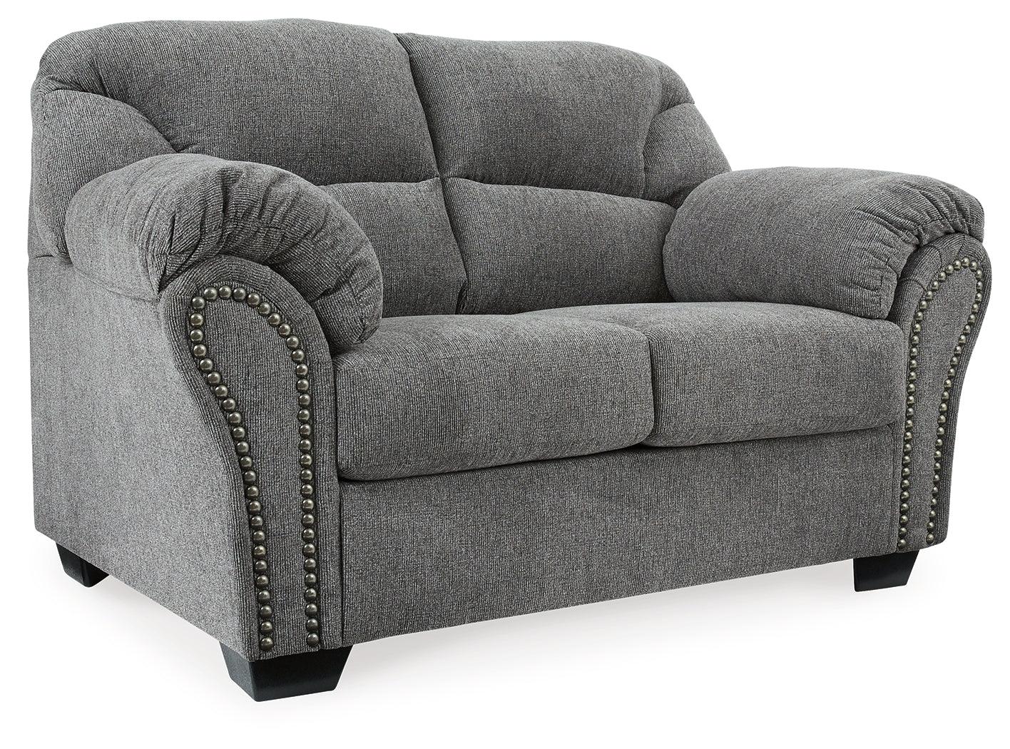 Allmaxx Pewter recliner chair with rocking mechanism