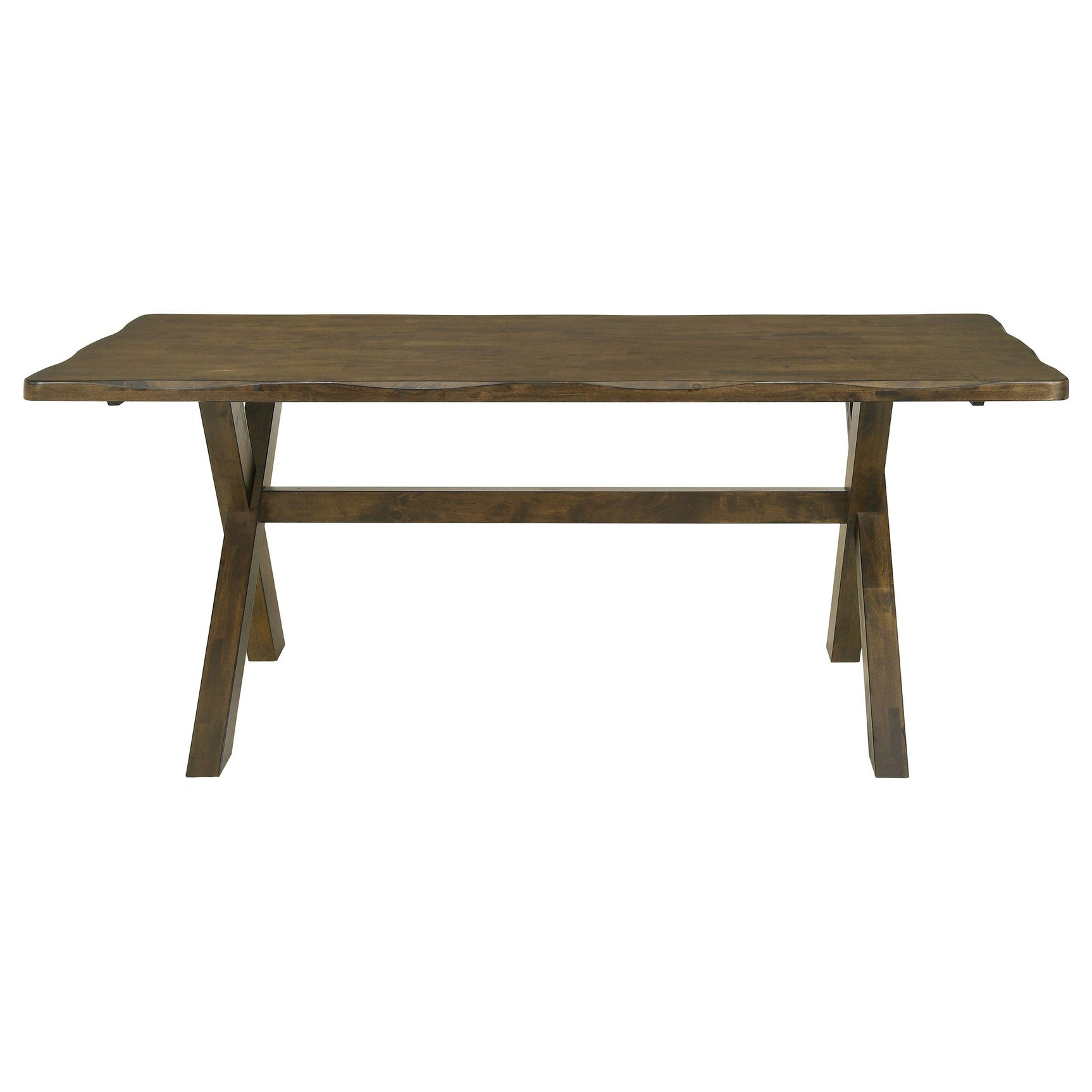Full main view of Alston dining set with bench