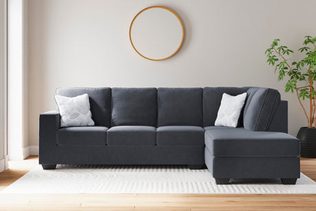 Altari Slate Chenille 2-Piece Sectional with Chaise - image 1