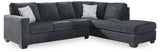 Altari Slate Chenille 2-Piece Sectional with Chaise - image 2