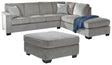 Altari Alloy 2-Piece Sleeper Sectional with Ottoman sectional sofa main view