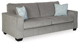 Detailed close-up of Altari Alloy Sofa cushion and fabric texture