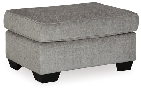 Close-up detail of Altari Alloy cushions and fabric