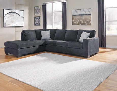 Altari Slate 2-Piece Sectional Sofa with Ottoman, room setting view