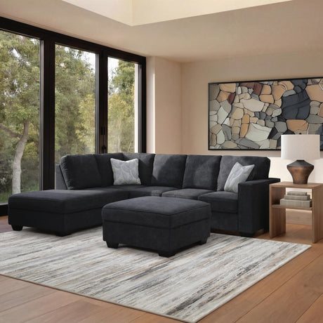 Altari Slate 2-Piece Sleeper Sectional with Ottoman - image 1