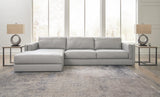 Amiata Glacier 2-Piece Sectional with Ottoman - image 1