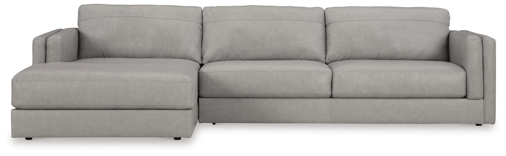 Amiata Glacier 2-Piece Sectional with Ottoman - image 4