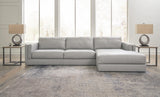 Amiata Glacier 2-Piece Sectional with Ottoman - image 1