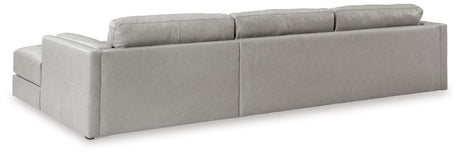 Amiata Glacier 2-Piece Sectional with Ottoman - image 6
