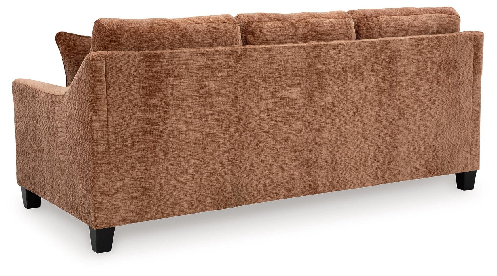 Front view Amity Bay Clay Chenille Sofa Chaise