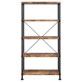 Angle showing assembly details of desk