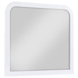 Anastasia dresser mirror pearl white front view