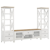Full view Angela TV stand in living room setting