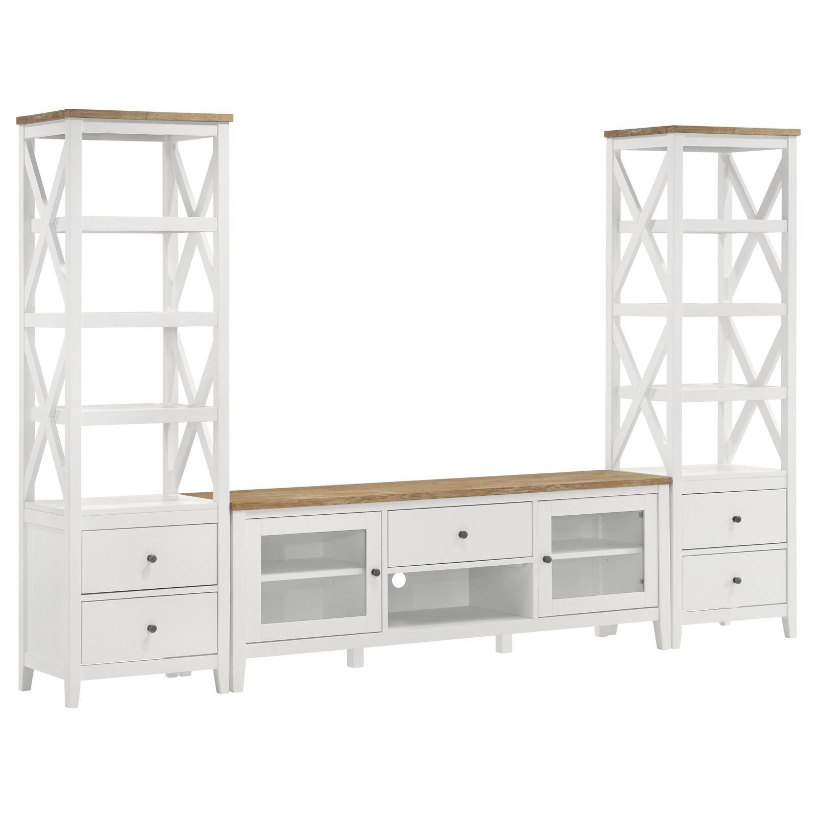 Full view Angela TV stand in living room setting