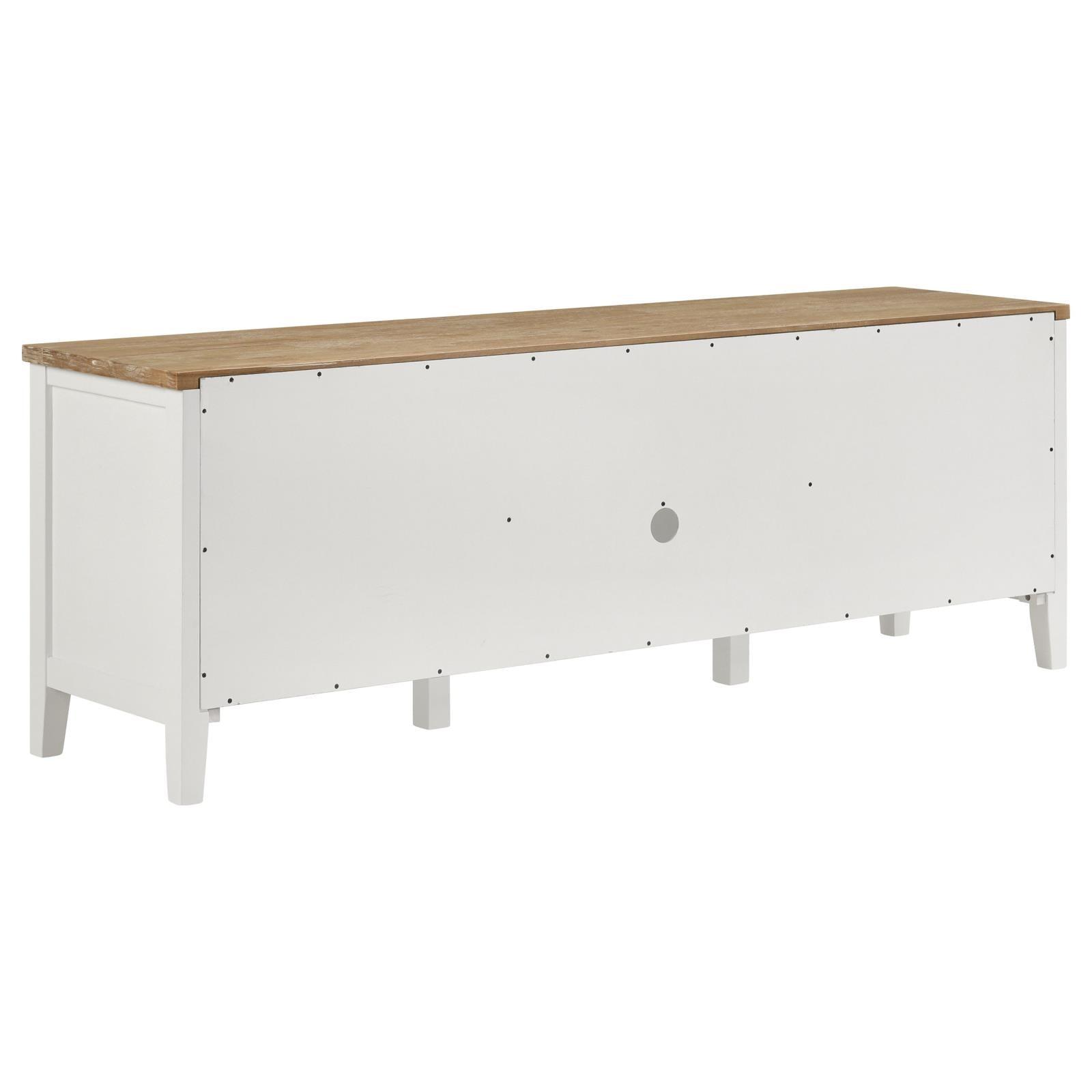 Back view of Angela 67-inch TV stand