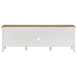 Angela TV stand showcasing ash wood veneer top