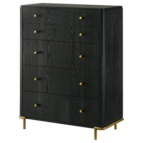 Top view of Arini 5-Drawer bedroom chest
