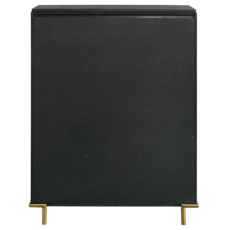 Arini chest in styled bedroom setting