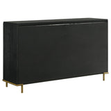 Arini 8-Drawer Dresser drawer open showing glide